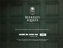Tablet Screenshot of berkeleysquaregin.com